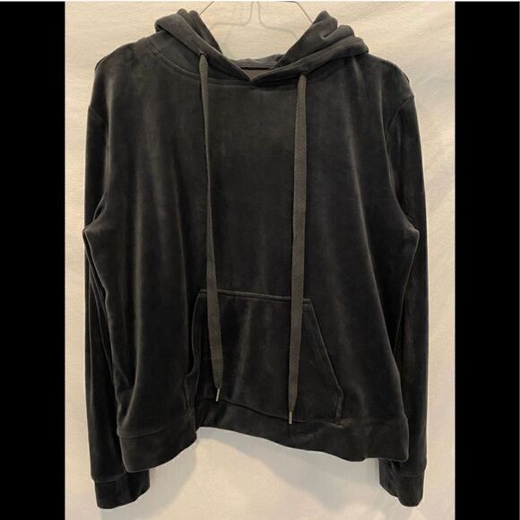 LOU & GREY VELOUR SUPER SOFT HOODED OVERSIZED SWEATSHIRT S - Picture 3 of 6
